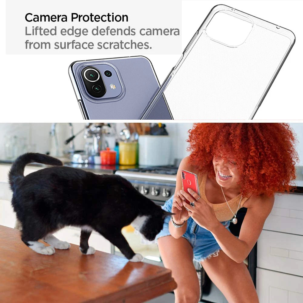 Для Mi11 чехол для Xiaomi Mi 11 5G Pro / Ultra Lite TPU силиконовый прозрачный облегающий Бампер