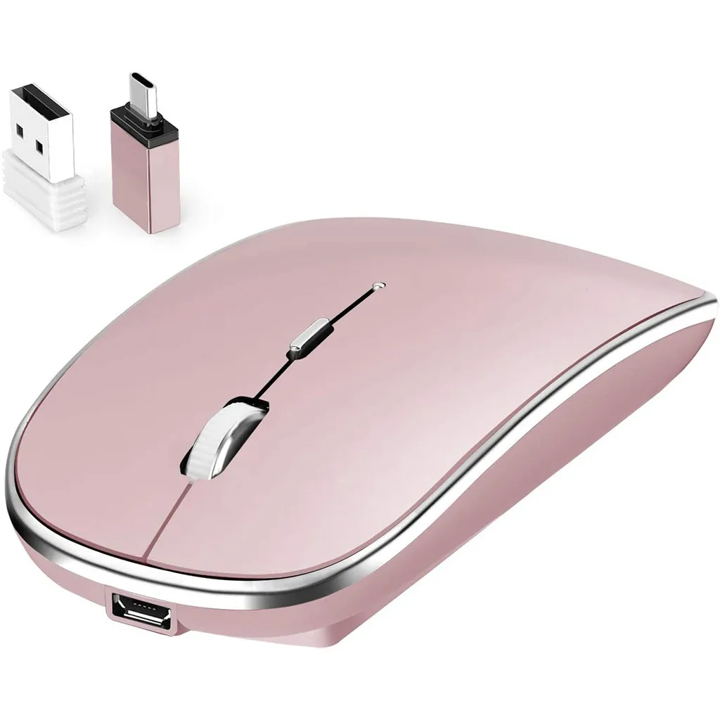 Портативная оптическая мини-мышь PC20j1 ультратонкая беспроводная эргономичная