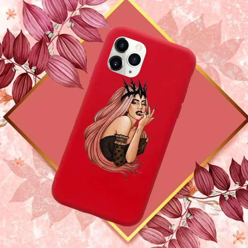 

lady gaga chromatica Phone Case Candy Color for iPhone 6 7 8 11 12 s mini pro X XS XR MAX Plus