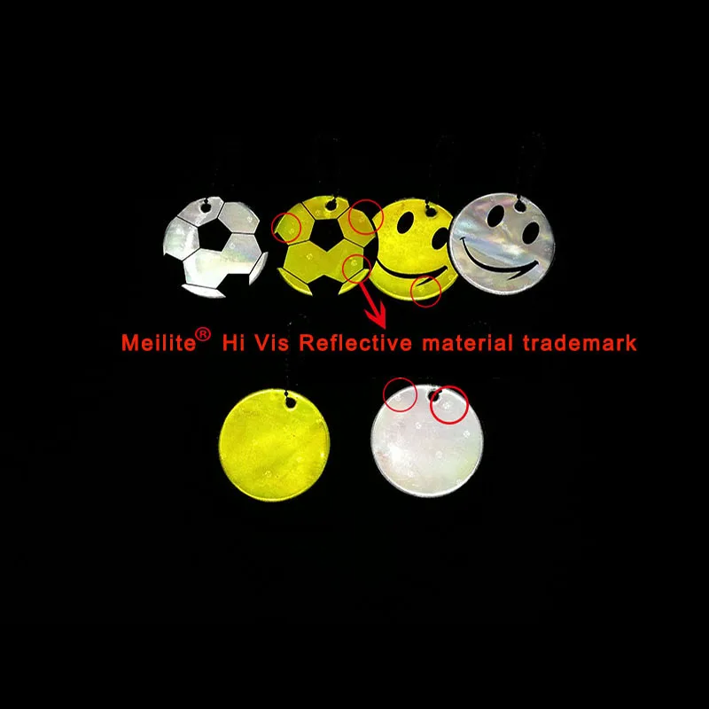 MEILITE 500 candlelights мягкий ПВХ дерево светоотражающий кулон Шарм сумка вешалка для аксессуаров светоотражающий брелок для безопасности