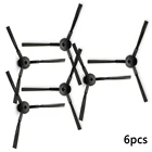6 шт. боковая щетка для Polaris PVCR 0726W 0826 Робот Запчасти для пылесоса для очистки боковым щеткам обеспечен Замена уборочная машина запчасти