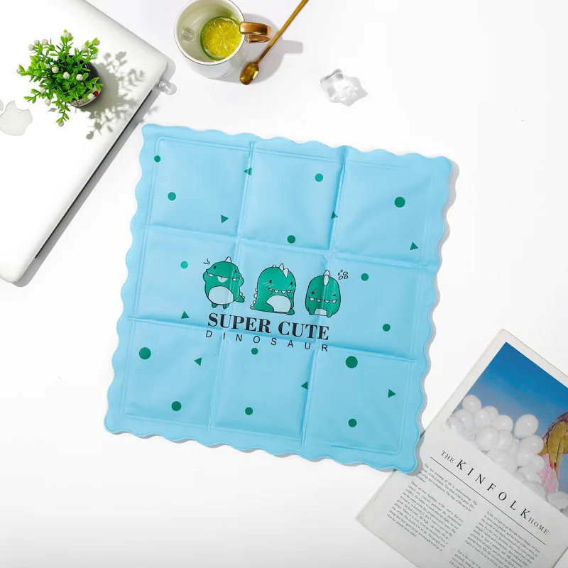

2021 creative cartoon summer ice pad cooling cushion ice crystal PVC heatstroke prevention refrigeration artifact recycle use