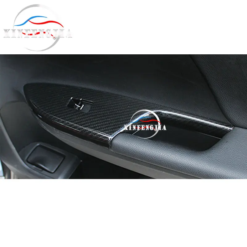 Для Honda Accord 13-17 4x цветной подлокотник из углеродного волокна дверь окно подъемная