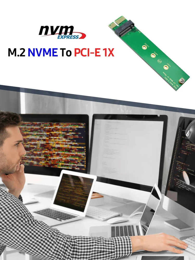 

M.2 Hard Disk NVME Convert Adapter Card PCIE To M.2 NGFF Raiser Test Card SSD Hard Disk Reader Green Blue
