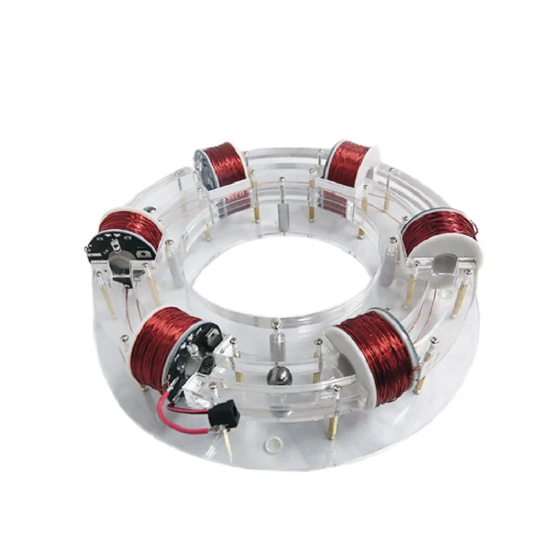 DC12V 8W кольцевой ускоритель циклотрон высокотехнологичная игрушка физическая модель diy комплект Детские Подарочные игрушки