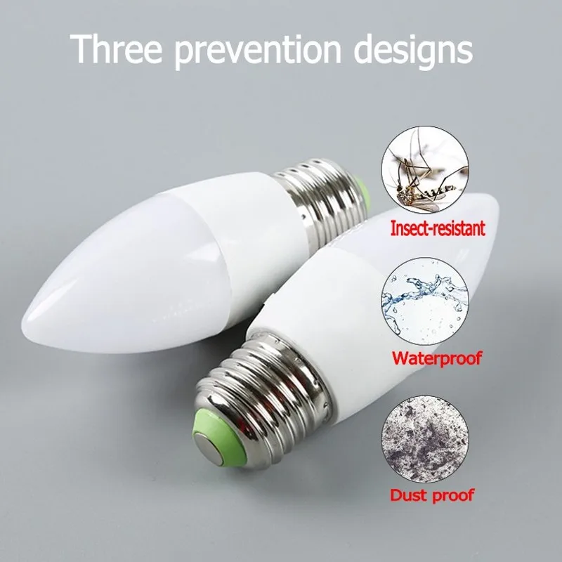 3 шт. алюминиесветодиодный ная лампа E14 E27 светодиодсветодиодный внутренний