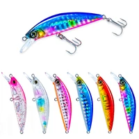 1pcs 50mm 6g fishing lures 3d eyes sinking laser minnow hard aritificial wobblers crankbait plastic baits pesca isca tackle