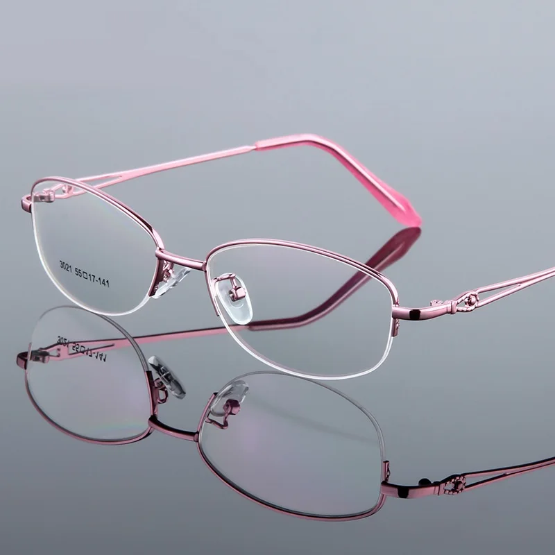 SUMONDY очки для чтения по рецепту SPH от 0 до + 8 женщин эллипс титановый сплав оправа