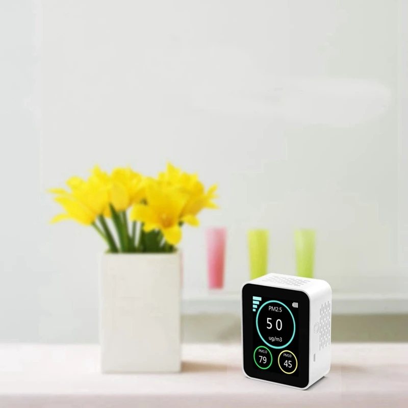 

Carbon Dioxide CO2 Detector Gas Concentration Content Color Sn ligent Air Tester Air Quality Humidity Analyzer