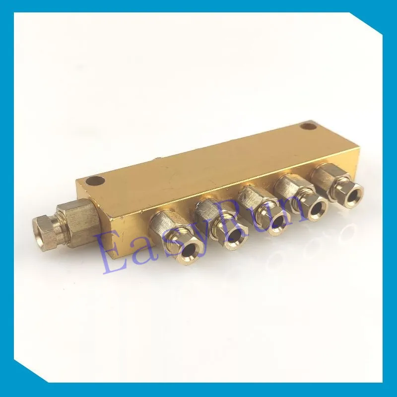 Подробная информация о латунном 5-ходовом регулируемом смазочном масляном