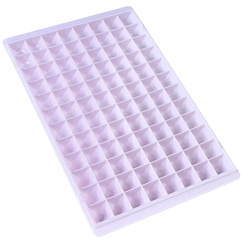 96 ячеек Творческий силиконовая форма для льда поднос кубика прессформы коробка