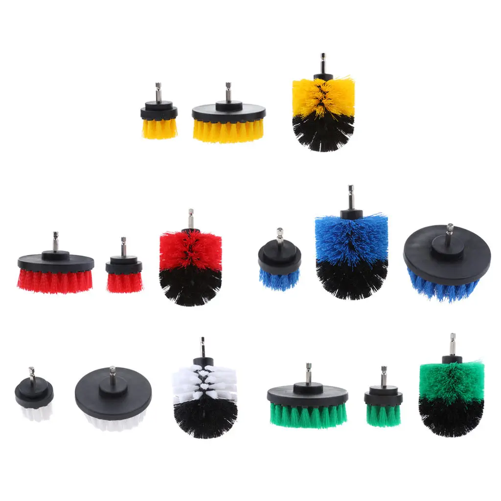 

3 шт., щётка для чистки дрели