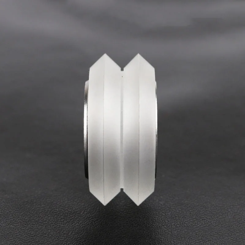 Новый 1 комплект поликарбоната набор твердых колес для V прорезанный алюминиевый