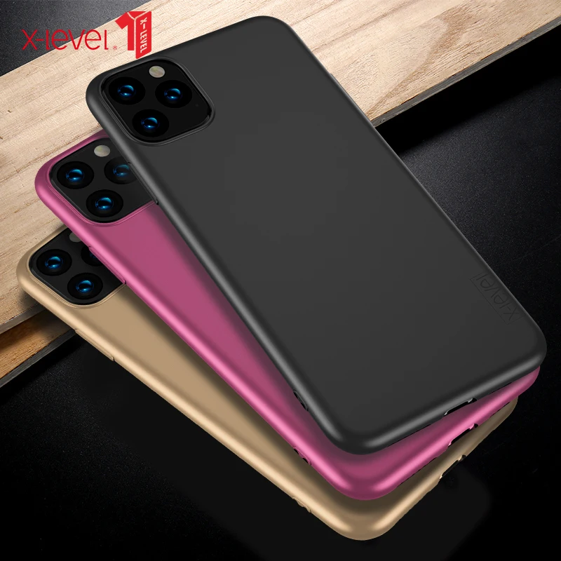 Чехол X Level для Apple iPhone 12 11 XS XR Pro Max 7 8 Plus SE 2 Ультратонкий матовый мягкий чехол