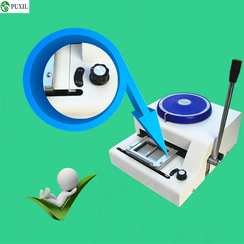 Ручная машина для кодирования карт участника VIP-карт с тиснением кодировочная 68A |