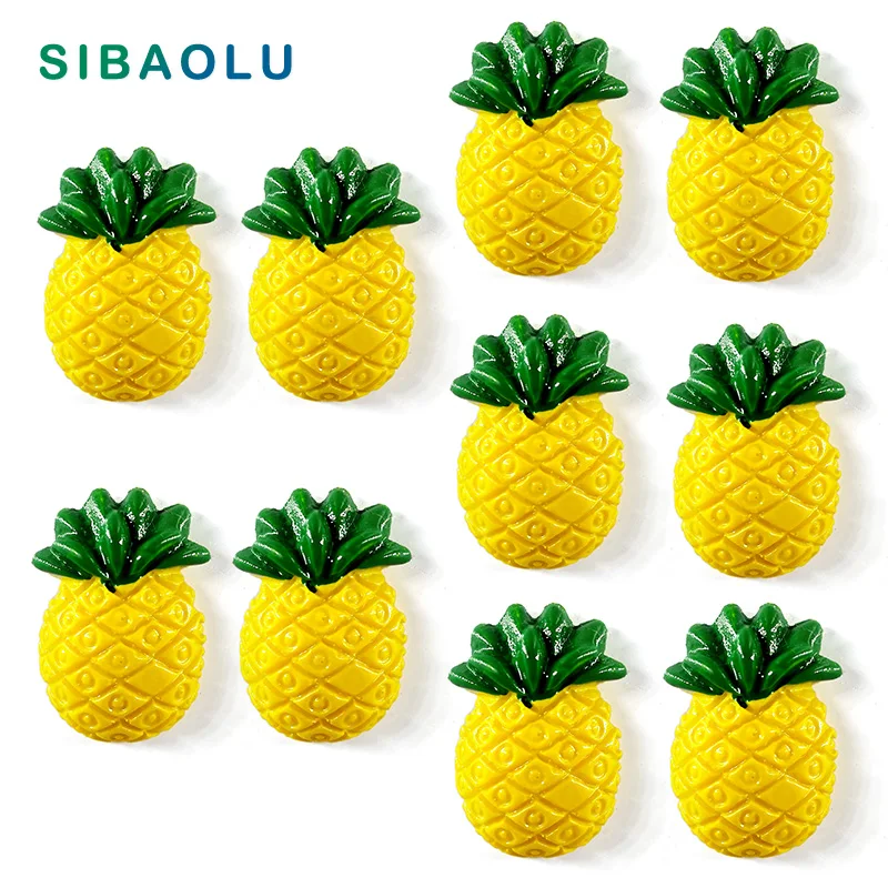 10 шт. магниты на холодильник с ананасом мультяшная модель наклейки доску