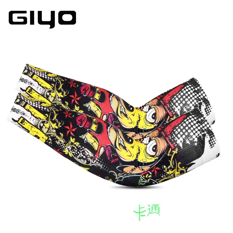 Style 7 Giyo дышащие быстросохнущие велосипедные гетры для рук, велосипедные рукава, защита от ультрафиолета, для альпинизма, спорта на открытом воздухе, нарукавники - Цвет: Style 7