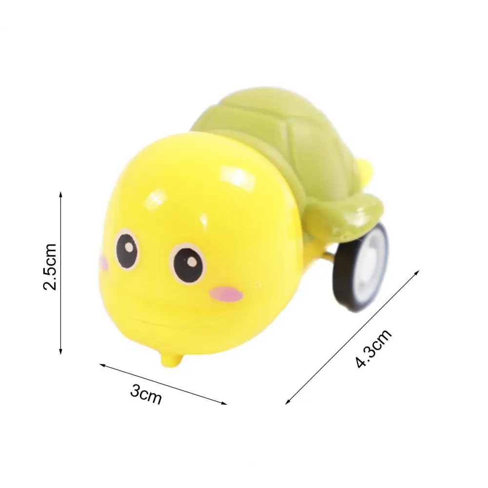 

5Pcs Creative Little Turtle Toy Attractive Entertainment Plastic Children Car Alloy toy for Kids Gift