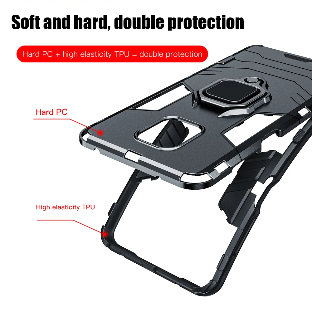 keysion shockproof case for xiaomi redmi note 9s magnetic back phone cover for redmi note 9 pro max note 8 pro 8 8t 8a 7 7a k30 free global shipping