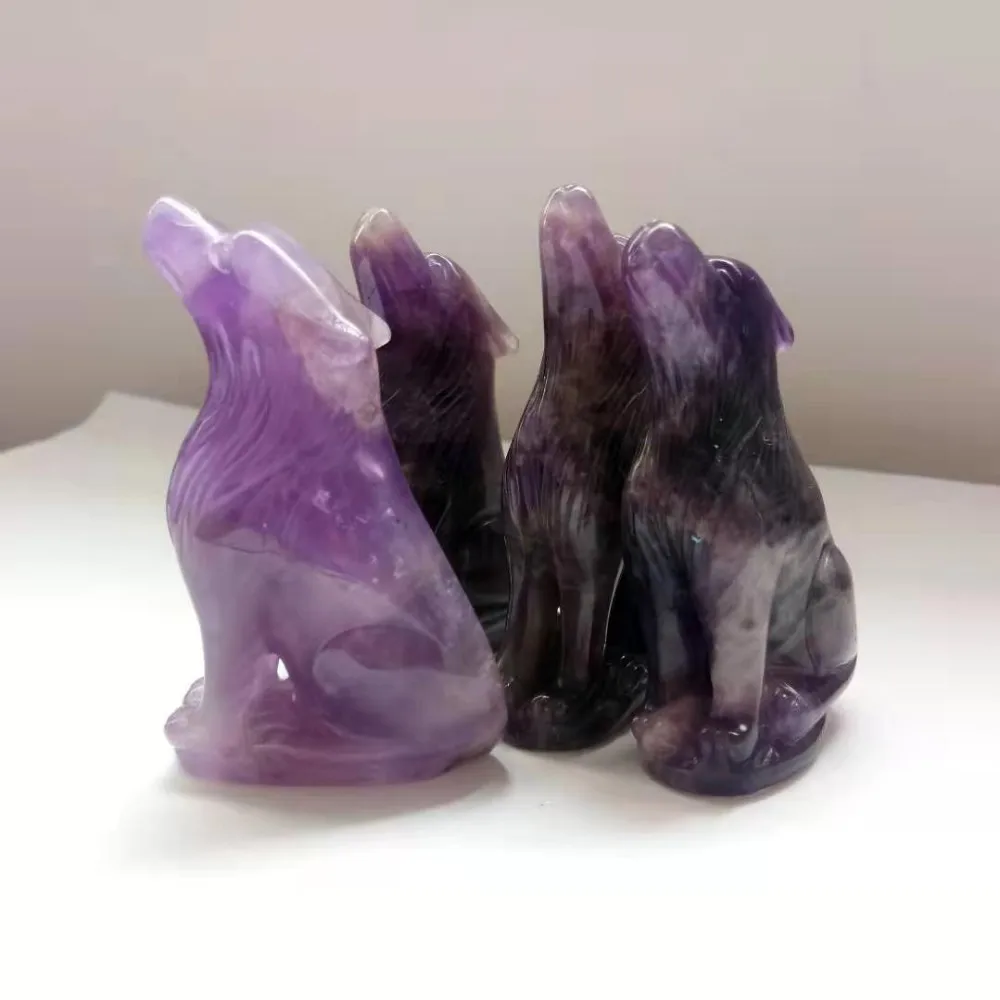 2 ''натуральный высококачественный резной кварцевый кристалл ручной работы