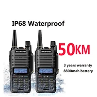 baofeng uv9r plus walkie-talkie for hunting 50km 40km 100km car radio comunicador ham scanner radio vhf uhf police marine sdr