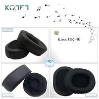 kqtft 1 pair of velvet leather replacement earpads for koss ur 40 headset earmuff cover cushion cups