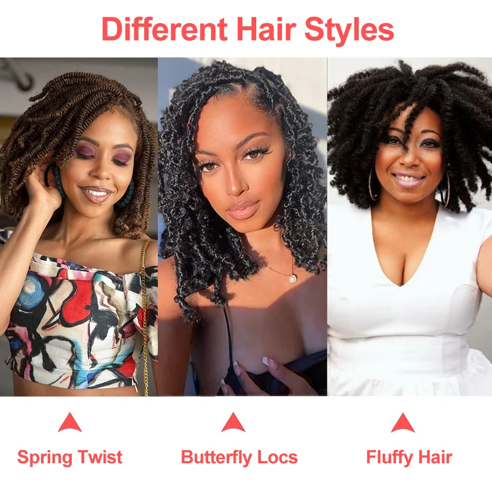 Плетеные волосы с эффектом омбре Butterfly Locs Passion плетеные вязаные крючком косички