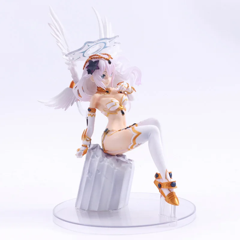 Гипергабаритная игра Нептун черное сердце бикини сидящее Ver. Белые крылья богини