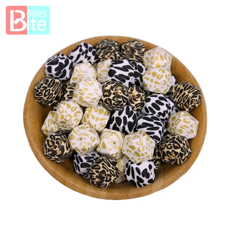 Mordeduras de 14mm para beb&eacute;, cuentas de silicona, DIY, accesorios para fabricaci&oacute;n de collar de dentici&oacute;n, cuentas suaves sin BPA, mordedor, nuevo Color, 10 Uds.-0