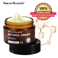 vibrant glamour retinol firming invigorating cream anti aging wrinkles fine lines cream whip face moisturizer travel size 30g