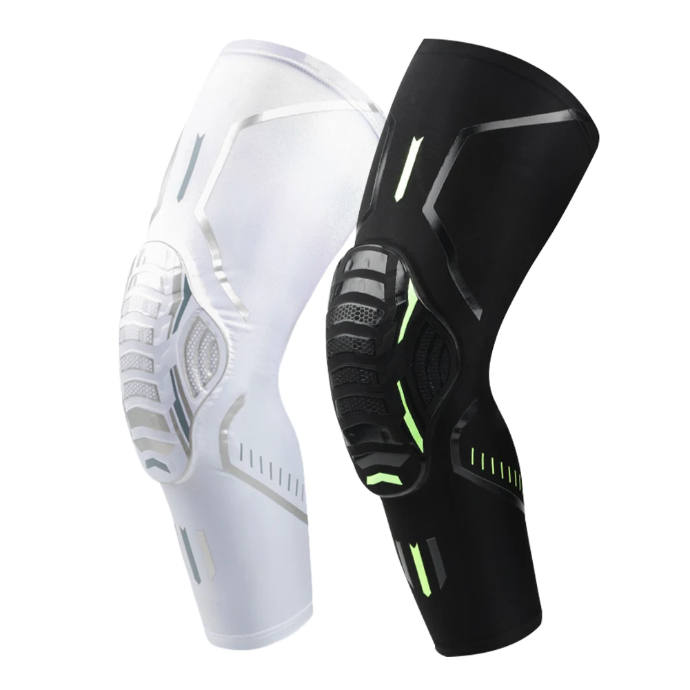 1 многожильной сотообразной структурой баскетбольные наколенники ноги рукава