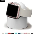Держатель URVOI для apple watch серии 7, 6, SE, 5, 4, 321, подставка, ночная подставка, держатель, силиконовая домашняя зарядная док-станция для iWatch modern