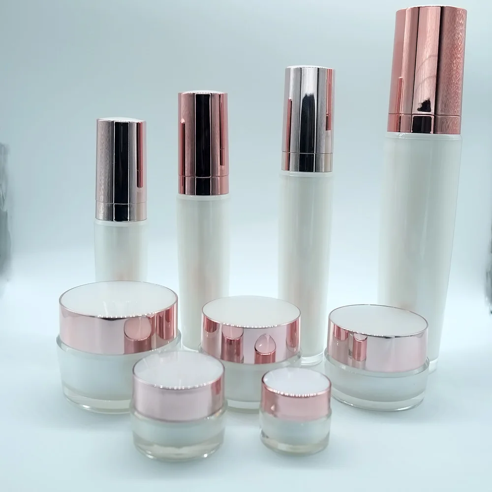 50 г жемчужно-белый пластиковый акриловый кувшин горшок олово для дневной и