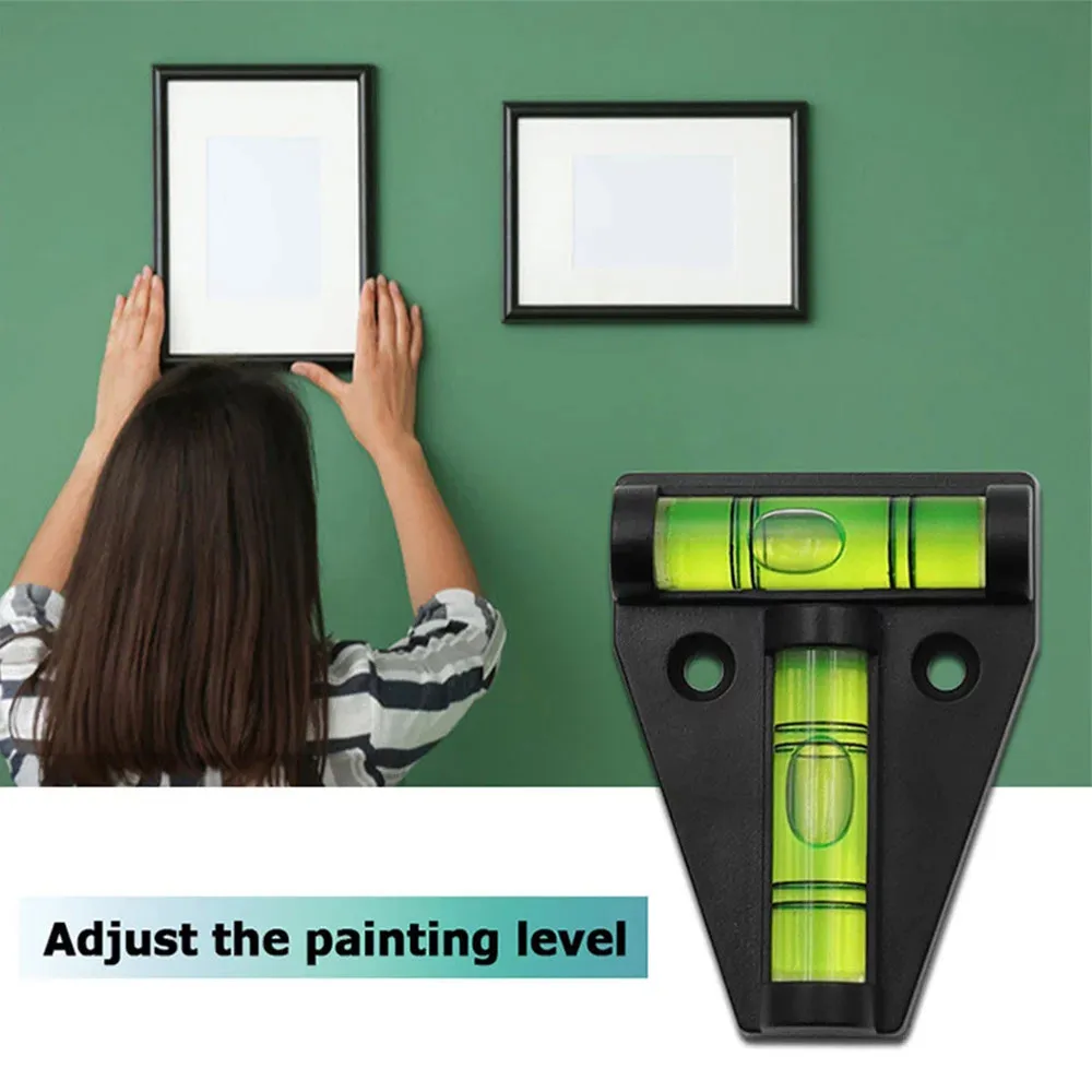 

Adjuster Mini Spirit Level Bracket Bubble For Pictures TV's Level Measuring