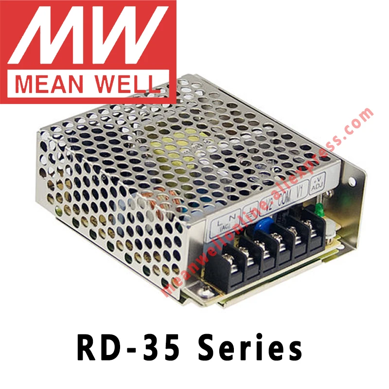 Fonte de Alimentação de Comutação Médio Meanwell ac – dc 35 w Saída Dupla Bem Rd-35a 35b 3513