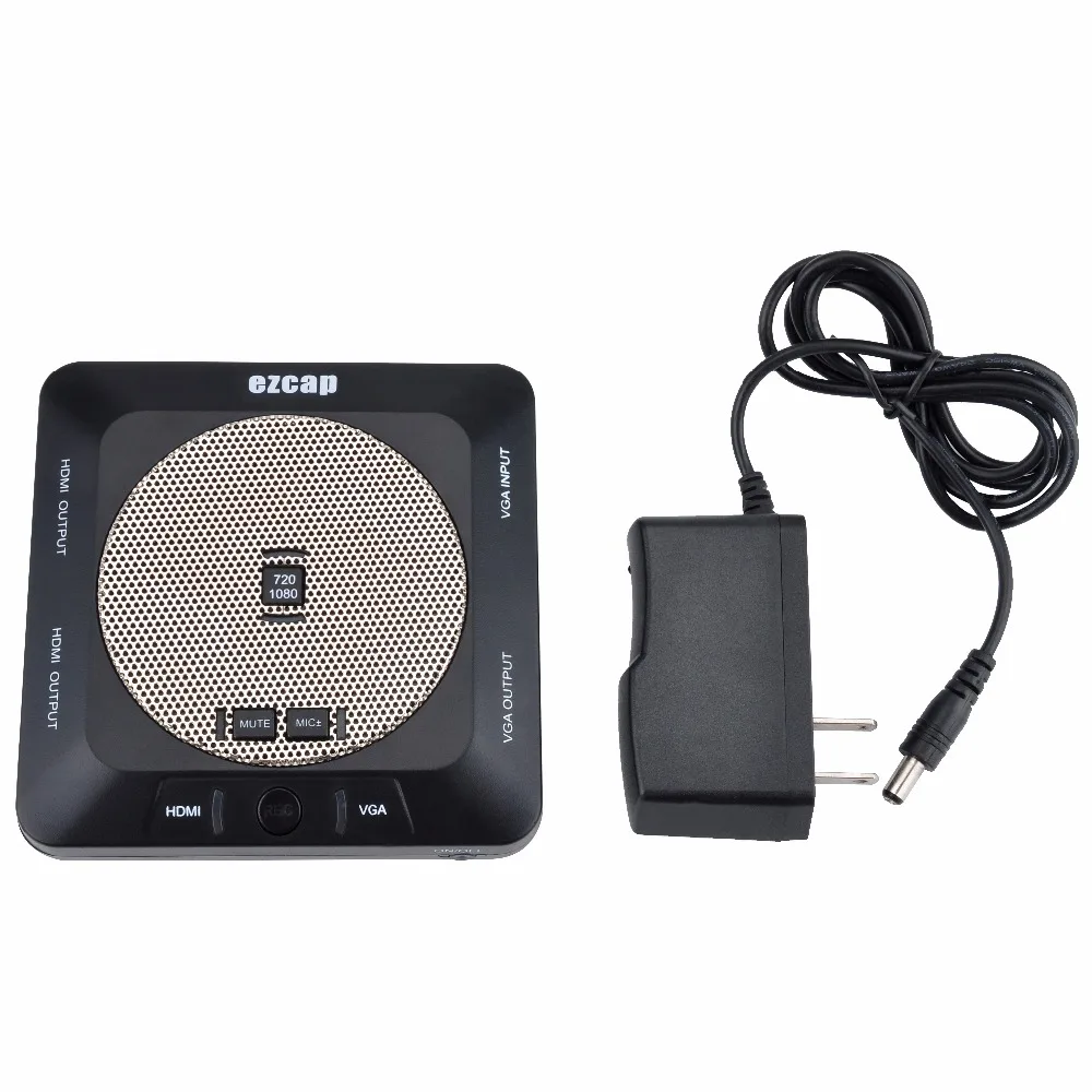 EZCAP289 Новинка 1080P HD видеоуроки лекции захват/записывающая карта HDMI/VGA вход выход
