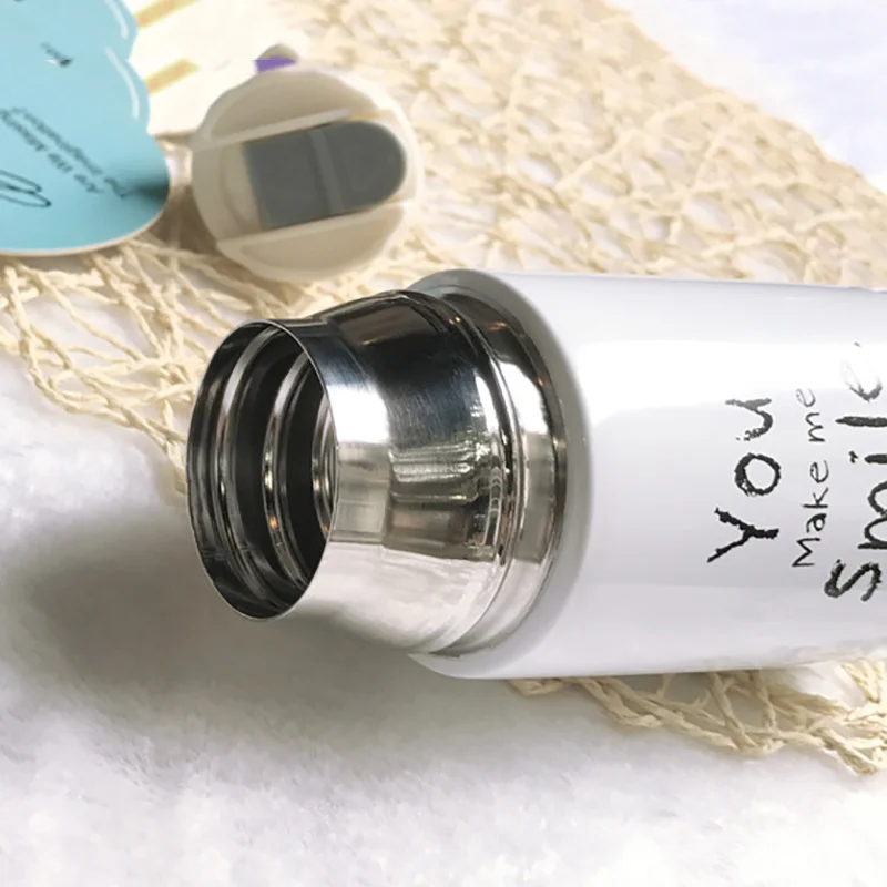 Smile Face термос чашки портативная бутылка для воды взрослых дорожные бутылки