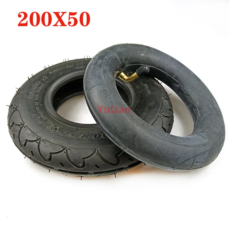 

(8X2 ") 200X50 (8 Inch) Tire Fit for Electric Gas Scooter & Electric Scooter(inner Tube Included) Wheelchair Wheel