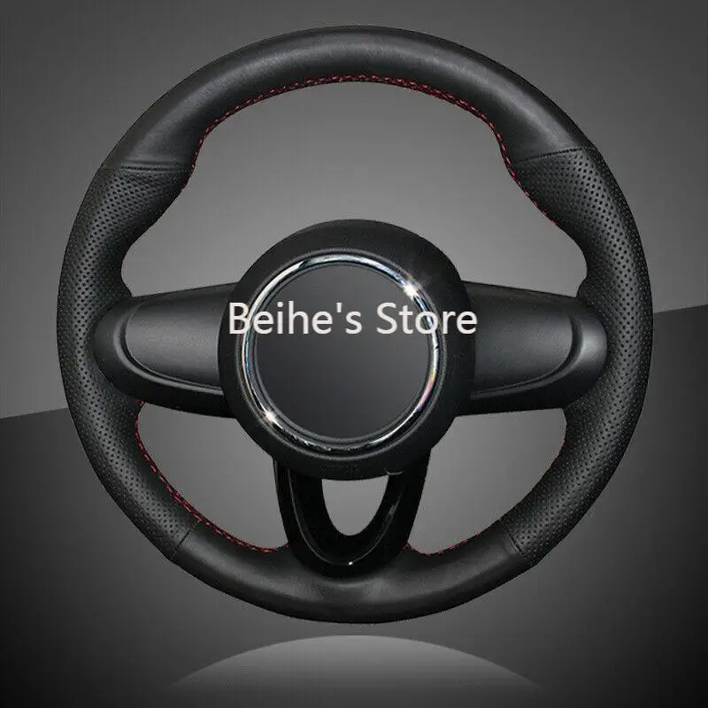 

Car Hand Stitched Auto Braid On The Steering Wheel Cover for Mini Coupe 2016