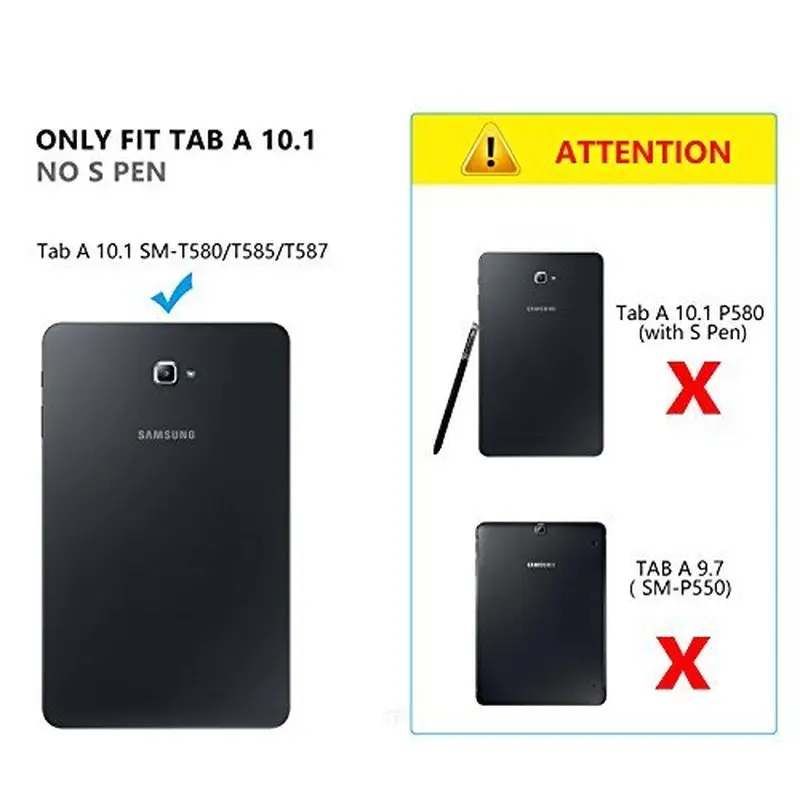 Чехол из искусственной кожи для Samsung Galaxy Tab A A6 10 1 T580 T585 T587 | Компьютеры и офис