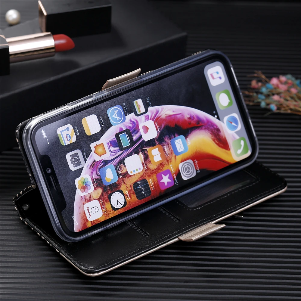 flip wallet case for huawei p40 p20 p30 mate30 lite p smart 2020 y6 y7 prime 2019 honor 9x 20 pro nova5 leather phone cover free global shipping
