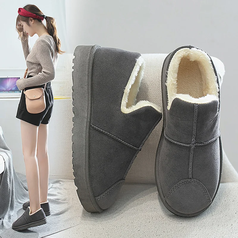 

Women Shoes Autumn Modis Clogs Platform Female Footwear Round Toe Fall 2021 Creepers Winter Dress New Cotton Fabric PVC Basic So