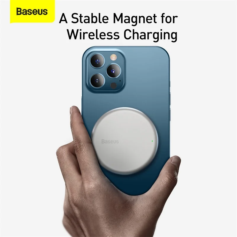 baseus magnetic wireless charger for iphone 12 pro mini charger with type c cable fast charger for iphone 12 mini free global shipping