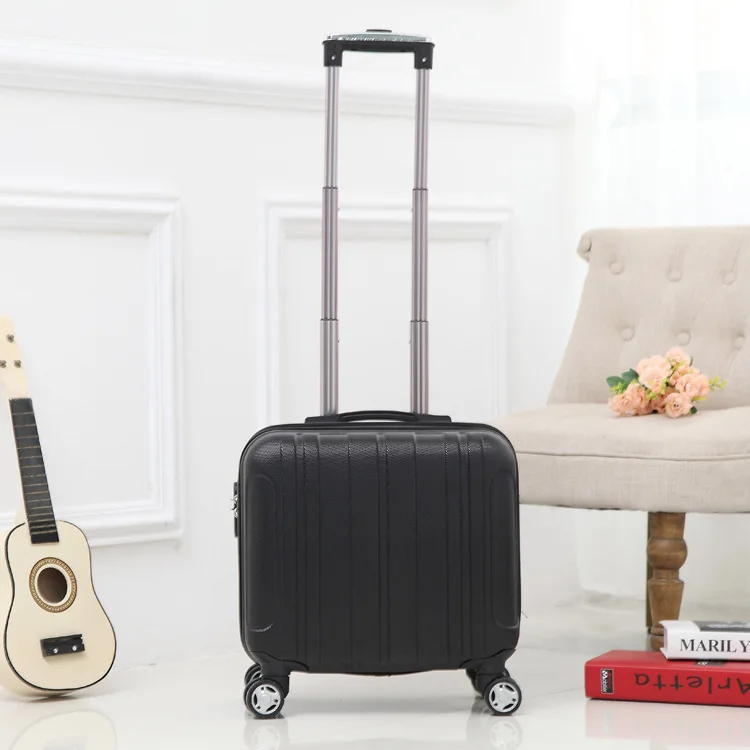 H01 black Детский Багаж для путешествий 18 ''каюта чемодан с Сумка На Колесиках переноска на багаж сумка на колесиках для путешествий Мода - Цвет: H01 black