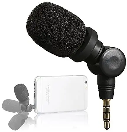 

Saramonic SmartMic Mini Condenser Flexible Microphone for Smartphones,Vlogging Microphone for iPhone and YouTube Video