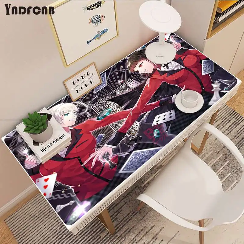 

Anime Kakegurui Yumeko Jabami Skin Rubber Mouse Durable Desktop Mousepad Size For CSGO Game Player Desktop PC Computer Laptop