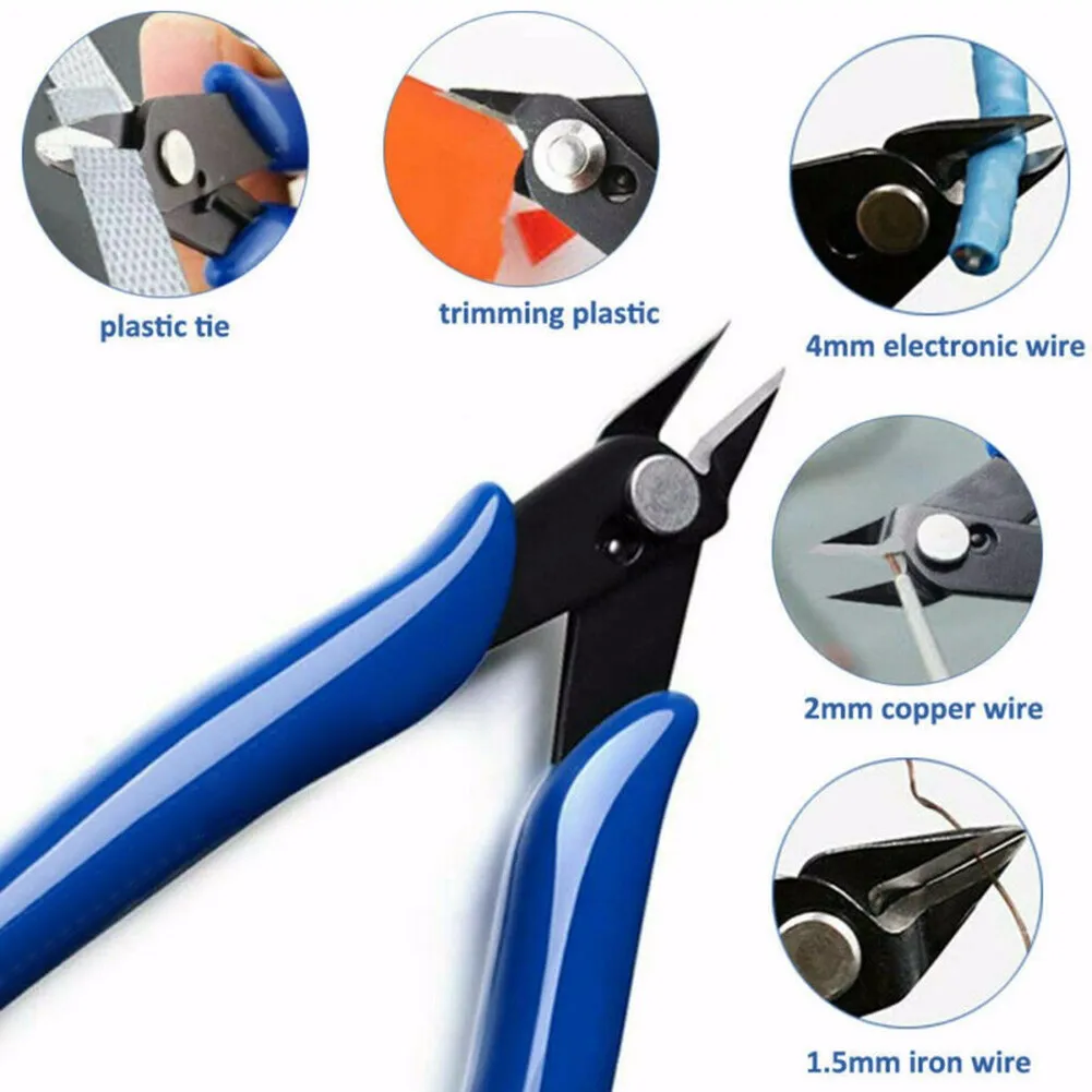 

Rubber Handle Flush Cutter Side Cutter Nipper 45 Degree Angle 45° Angle