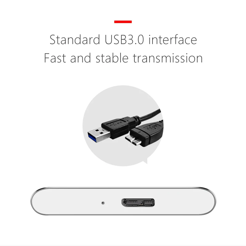 USB3.0 thin metal external hard disk drive 160G 120G disco duro externo 80G HDD usb original storage device cute usb flash drive