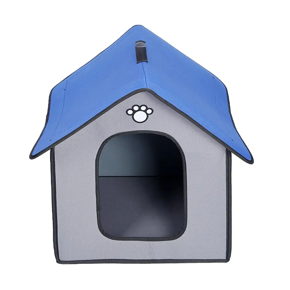 Теплый дом для собак непромокаемый водонепроницаемый питомник и со съемной