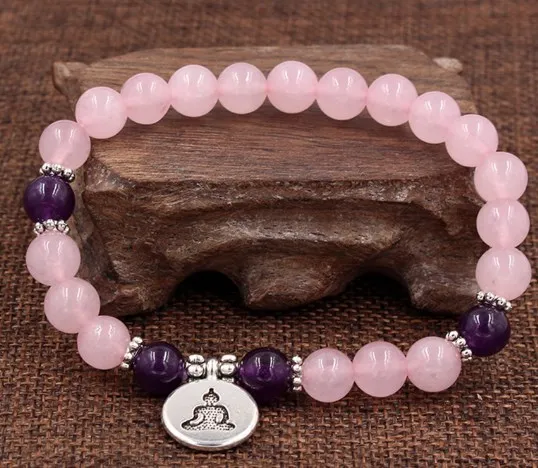 8 мм tgdc2 Эластичный регулируемый Шарм природный камень шарик Лотос жизни Дерево